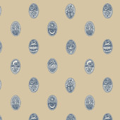 LIN-057-061-015 Linear Cameos Roll II Wallpaper by Josephine Munsey