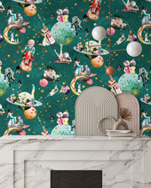 BMGI006/02B Cosmic Groove Aurora Wallpaper by Brand McKenzie BMGI006/02B Cosmic Groove Aurora Wallpaper by Brand McKenzie