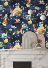 BMGI006/02D Cosmic Groove Midnight Wallpaper by Brand McKenzie BMGI006/02D Cosmic Groove Midnight Wallpaper by Brand McKenzie
