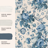 140324 Uffington Roses Wallpaper by Laura Ashley 140324 Uffington Roses Wallpaper by Laura Ashley