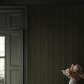 140101 Fibre Stripe Forest Wallpaper by Abigail Ahern