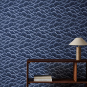 113306 Zuni Defined Momentum Midnight Wallpaper by Harlequin