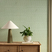 113243 Raft Stripe Oakham Pine Wallpaper by Scion