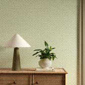 113277 Sapling Oakham Sage Wallpaper by Scion