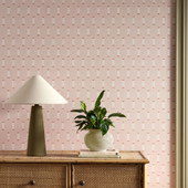 113278 Matchsticks Oakham Blush Wallpaper by Scion