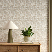 113290 Twycross Oakham Linen Wallpaper by Scion