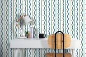 100386AH Squiggle Stripe by Wallpaper by Arthouse