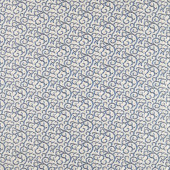 F1809/01 Buta Embroidery Indira Ink Fabric by Clarke and Clarke F1809/01 Buta Embroidery Indira Ink Fabric by Clarke and Clarke