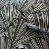 GB 33340 Allegra Geometric Black Wallpaper by Belgravia