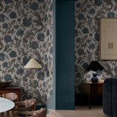 143240 Eternal Weave Denim Wallpaper by Graham & Brown