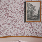142346 Archivist’s Leaf Pink Wallpaper by Graham & Brown