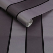 142020 Baroque Flock Plum Wallpaper by Graham & Brown