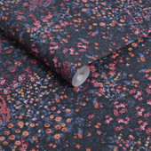 142354 Painterly Flora Blue & Pink Wallpaper by Graham & Brown