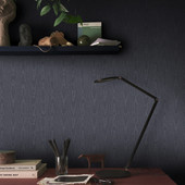 143241 Moire Navy Wallpaper by Graham & Brown