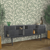 GB 2350 Grasscloth Leaf Sage Wallpaper by Belgravia GB 2350 Grasscloth Leaf Sage Wallpaper by Belgravia