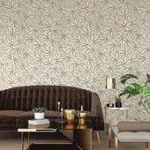 GB 2349 Grasscloth Leaf Beige Wallpaper by Belgravia GB 2349 Grasscloth Leaf Beige Wallpaper by Belgravia