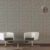 38609-2 Versace Champagne Greek Key Wallpaper By A S Creation