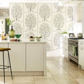 Anaar Tree English Grey-Woad Caspian Wallpaper by Sanderson Anaar Tree English Grey-Woad Caspian Wallpaper by Sanderson