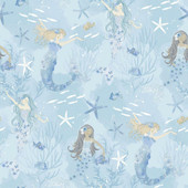 G78388 Mermaids Tiny Tots 2 Wallpaper by Galerie G78388 Mermaids Tiny Tots 2 Wallpaper by Galerie