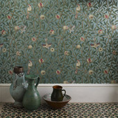 Bird & Pomegranate Archive II Wallpaper by Morris & Co