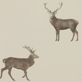 216618 Evesham Deer Elysian Wallpaper By Sanderson