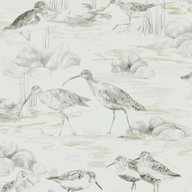 216493 Estuary Birds Embleton Bay Wallpaper By Sanderson