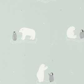 HPDM82826126 Polar Bear Happy Dreams Wallpaper by Casadeco