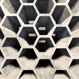 DD118740 Honey Comb Structure Designwalls Wallpaper by A S Creation