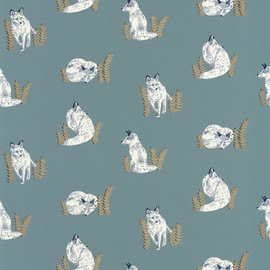 PTB101760068 Counting Fox The Place To Bed Wallpaper by Caselio