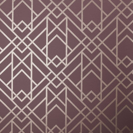 1907-140-02 Metro Cassis Elodie Wallpaper by 1838 Wallcoverings