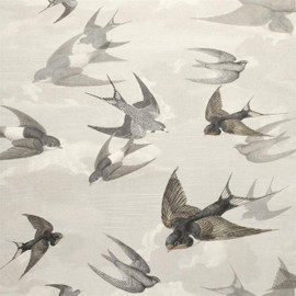 PJD6003/02 Chimney Swallows Dusk Picture Book Paper Wallpaper by Designers Guild PJD6003/02 Chimney Swallows Dusk Picture Book Paper Wallpaper by Designers Guild