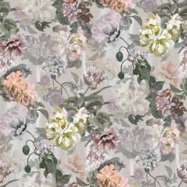 PDG1038/02 Delft Flower Grande Scenes and Murals Wallpaper By Designers Guild