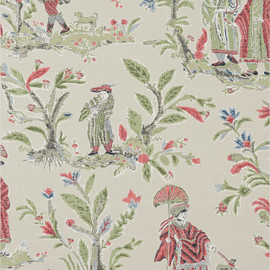 T72577 Royale Toile Chestnut Hill Wallpaper By Thibaut
