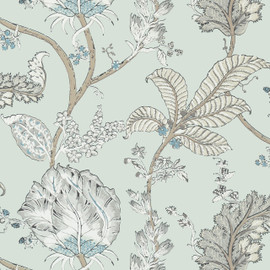 AT78737 Kalamkari Vine Palampore Wallpaper By Anna French