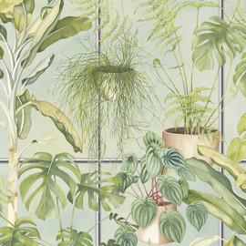 BMTD001/13B The Green House Tropical Daze Wallpaper by Brand McKenzie BMTD001/13B The Green House Tropical Daze Wallpaper by Brand McKenzie