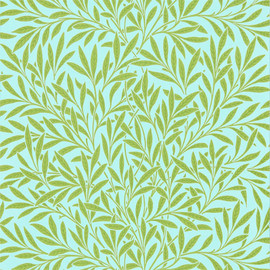 DBPW216964 Willow Queen Square Wallpaper By Morris & Co DBPW216964 Willow Queen Square Wallpaper By Morris & Co