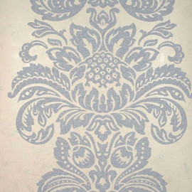 Kandola Jewel Damask Crystalised wallpaper, Wedgewood - W1505/05/001 Pattern