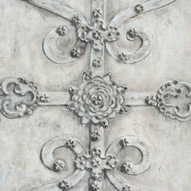 DW1587/01/001215 Iron Scroll Vintage Wallpaper by Kandola