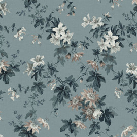 651-26 Sandra Misty Blue Ett Hem Wallpaper by Sandberg