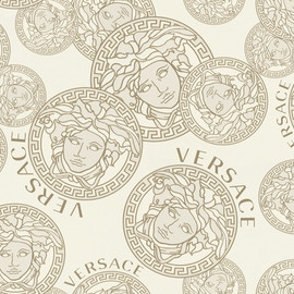 38610-3 White Medusa Amplified Versace 5 Wallpaper By A S Creation