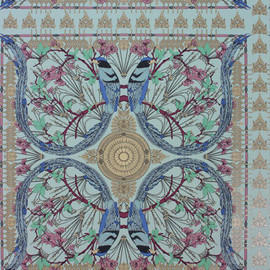 W7143/01 Lyrebird Wallpaper by Matthew Williamson W7143/01 Lyrebird Wallpaper by Matthew Williamson