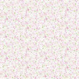 G56669 Mini Mod Floral Small Prints Pink and Green Wallpaper By Galerie