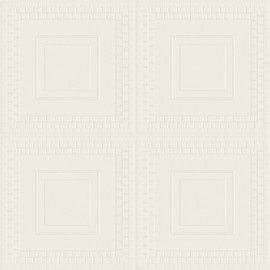 44034 Pantheon Objet Cream Wallpaper By Arte