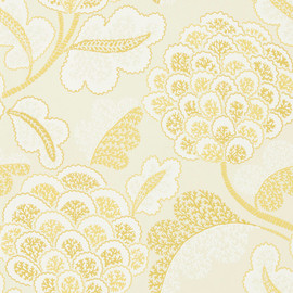 112935 Flourish Colour 3 First Light Wallpaper by Harlequin