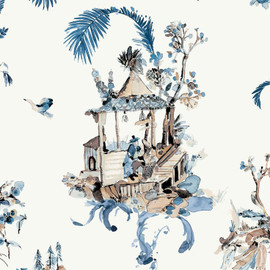 NCW4497-03 Toile Chinoise Signature Wallpaper by Nina Campbell
