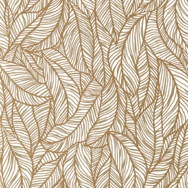 W0144/01 Selva Exotica 2 Bronze/Ivory Wallpaper by Clarke & Clarke