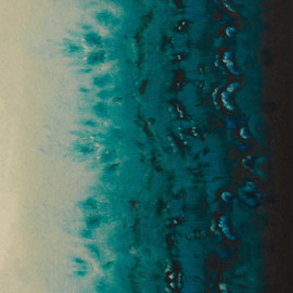 W0149/04 Disperse Fusion Teal Wallpaper by Clarke & Clarke