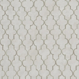 PDG1151/03 Pergola Trellis Porcelaine De Chine Stone Wallpaper by Designers Guild