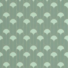 103967299 Paris Green & Co Vert de Gris Wallpaper By Caselio