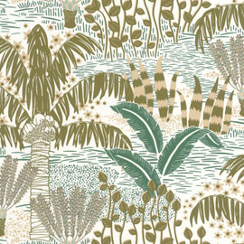 103697172 Palmeraie L'Epopee Vert olive Wallpaper By Caselio 103697172 Palmeraie L'Epopee Vert olive Wallpaper By Caselio